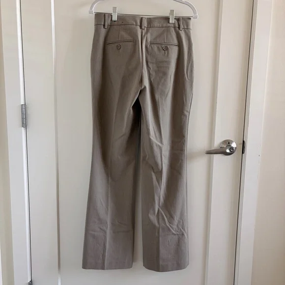 Express Editor Light Taupe Pinstripe Dress Pants - Picture 6 of 7